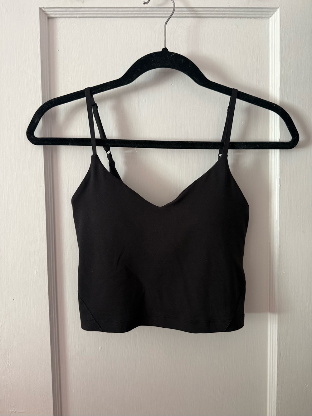 lululemon align cropped cami tank, A/B in black, size 2